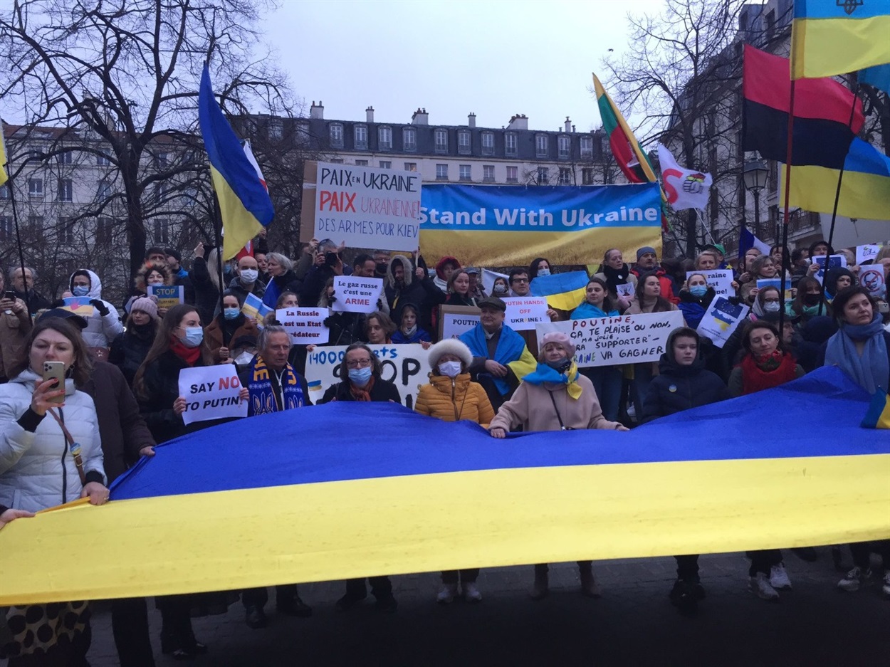 19.02.22. Марш за суверенітет України. Париж, Франія 