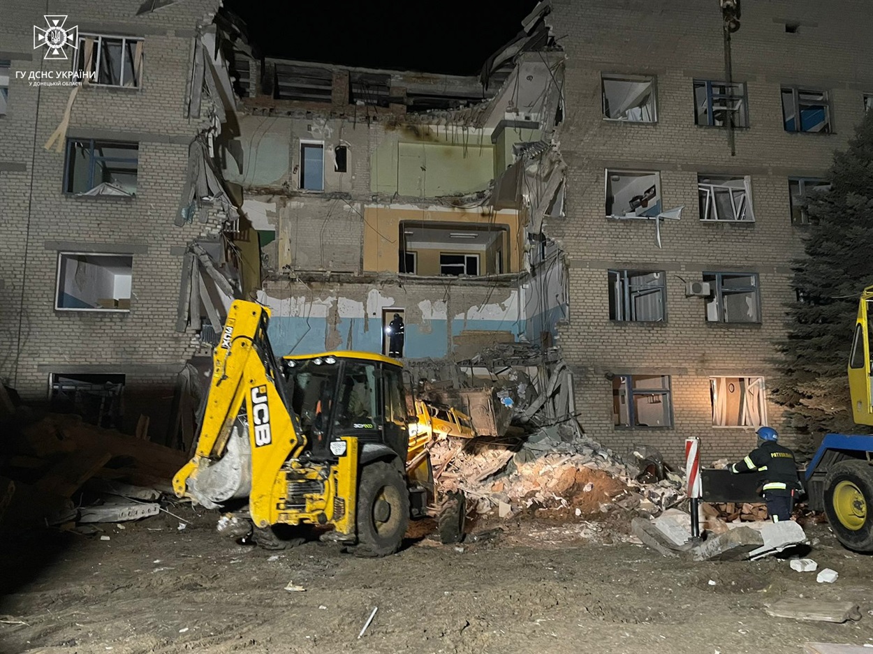 Аварійно-рятувальні роботи в Селидовому