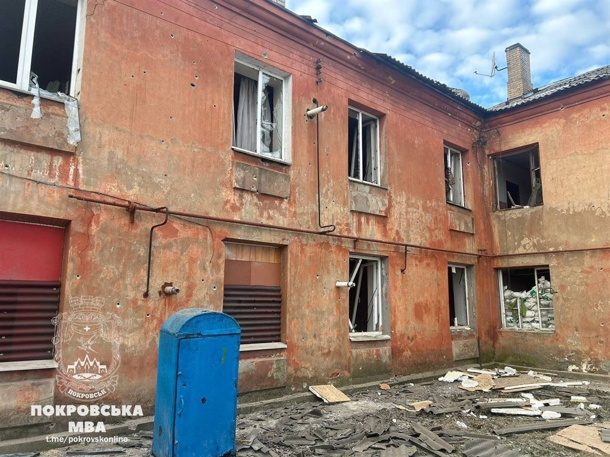 Наслідки обстрілів Покровська 30 січня
